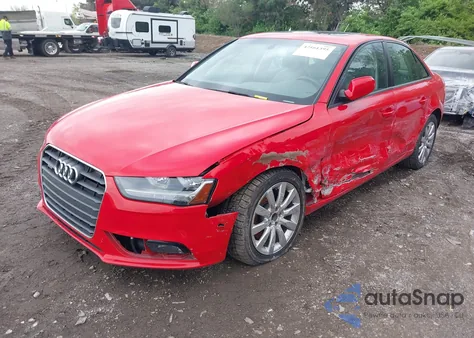 2013 Audi A4 2.0T Premium z USA, uszkodzony, nr VIN WAUDFAFL9DA195598